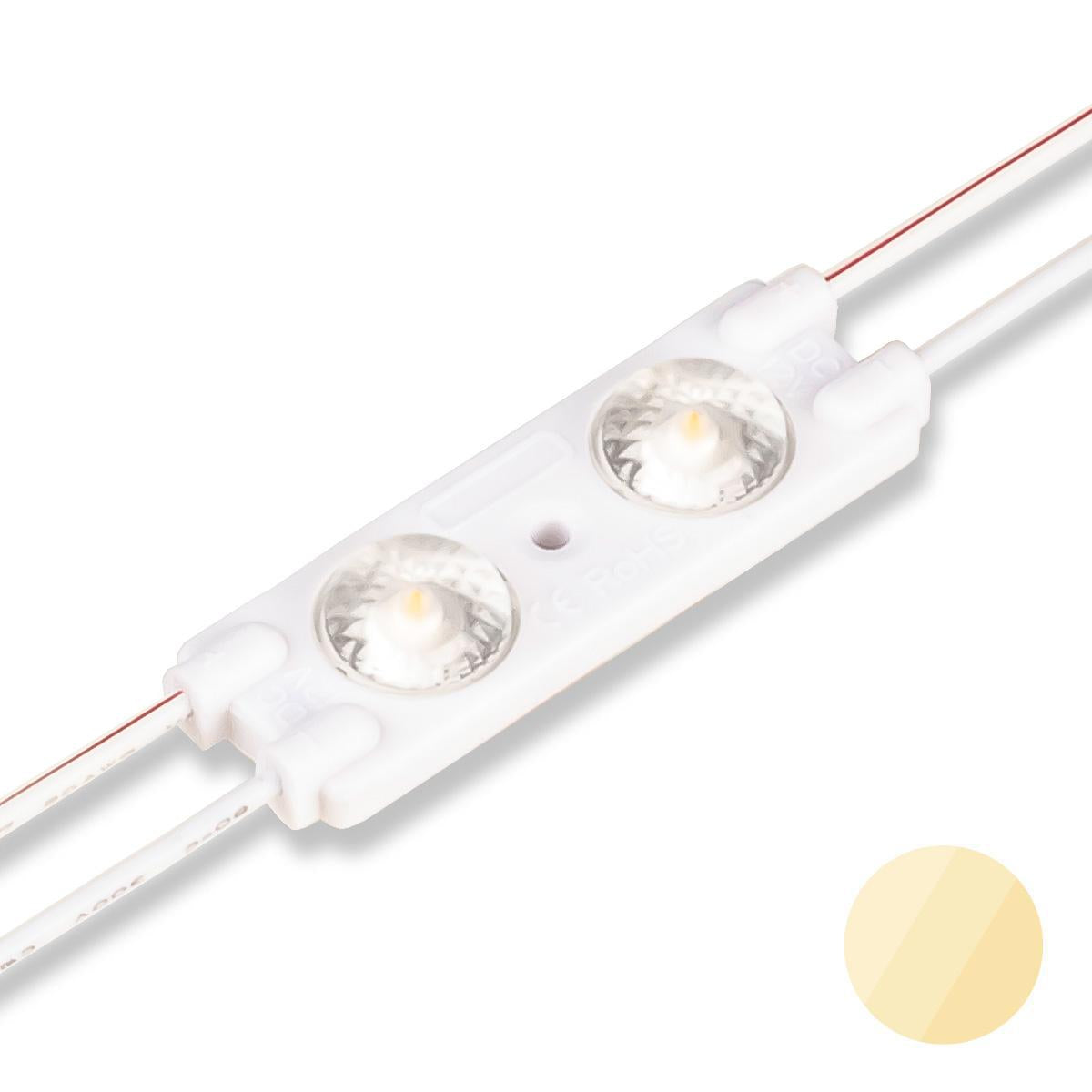 LED Modul 1W 12V 175° IP67 - Lichtfarbe: Warmweiß 2700K