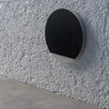 LED Treppenleuchte IP44 rund schwarz - Lichtfarbe: Warmweiß 1,5W - Lichtaustritt: Orbis