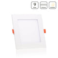 LED Panel Einbaustrahler eckig weiss - Lichtfarbe: Neutralweiß 4000K - Ausführung: 9W 145x145mm Ausschnitt 135x135mm