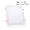 LED Panel Einbaustrahler eckig weiss - Lichtfarbe: Neutralweiß 4000K - Ausführung: 24W 300x300mm Ausschnitt 280x280mm