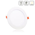 LED Panel Einbaustrahler rund weiss - Lichtfarbe: Neutralweiß 4000K - Ausführung: 12W Ø170mm Ausschnitt Ø160mm
