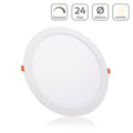 LED Panel Einbaustrahler rund weiss dimmbar - Lichtfarbe: Neutralweiß 4000K - Ausführung: 24W Ø300mm Ausschnitt Ø285mm