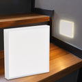 LED Treppenleuchte eckig weiß - Lichtfarbe: CCT 1,5W - Lichtaustritt: Halo