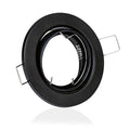Einbaustrahler Rahmen rund schwenkbar Sprengring - Farbe: schwarz