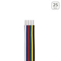 LED Kabel RGB+CCT 6-polig - Querschnitt: 6x0,34mm² / AWG22 - Länge: 25m