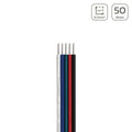 LED Kabel RGBW 5-polig - Querschnitt: 5x0,5mm² / AWG20 - Länge: 50m