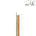 LED Kabel CCT 3-polig - Querschnitt: 3x0,34mm² / AWG22 - Länge: 5m