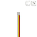 LED Kabel CCT 3-polig - Querschnitt: 3x0,34mm² / AWG22 - Länge: 15m