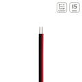 LED Kabel 2-polig - Querschnitt: 2x0,5mm² / AWG20 - Länge: 15m