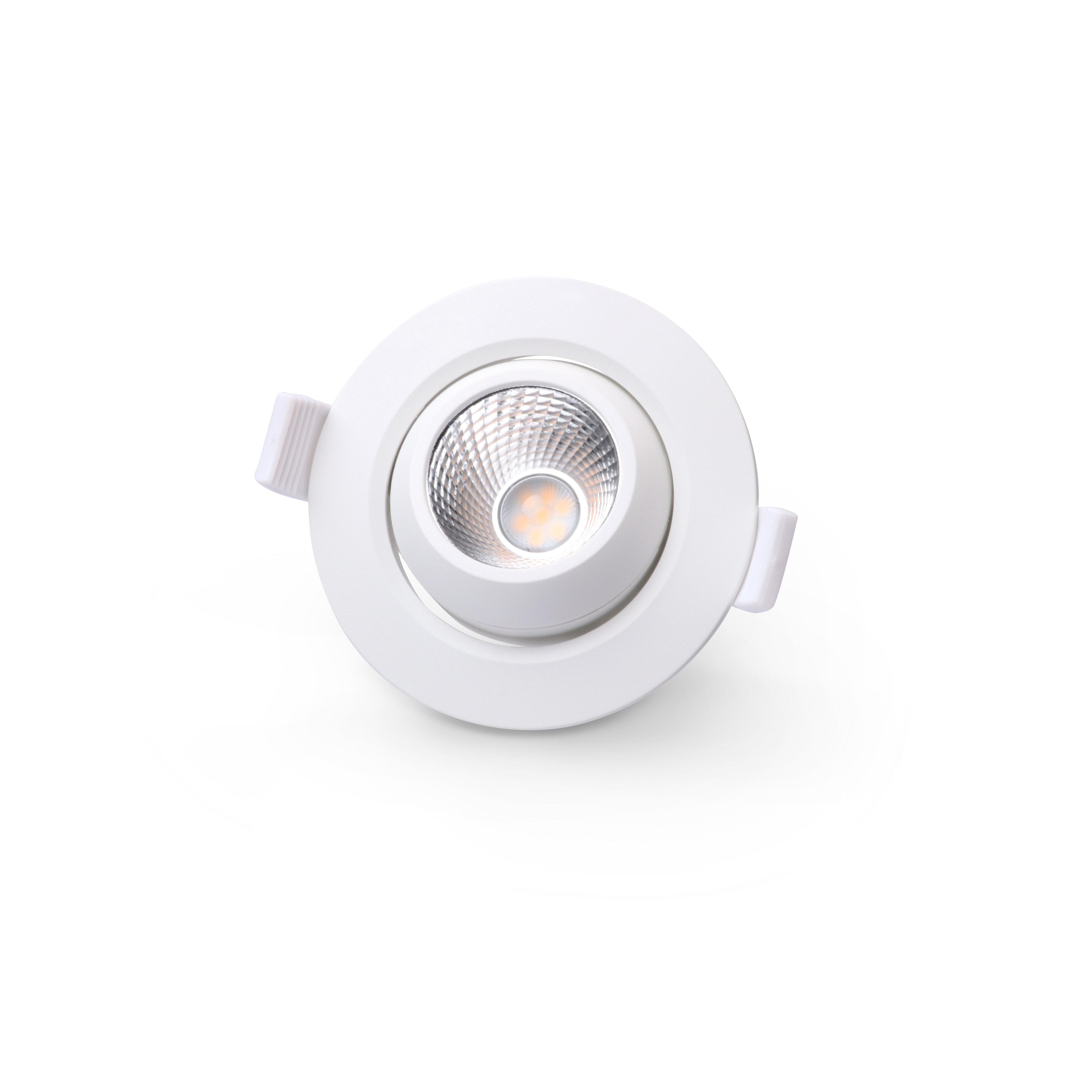 LED Einbaustrahler + Reflektor 5W Ø85mm 40° IP20 - Lichtfarbe: Neutralweiß 4000K