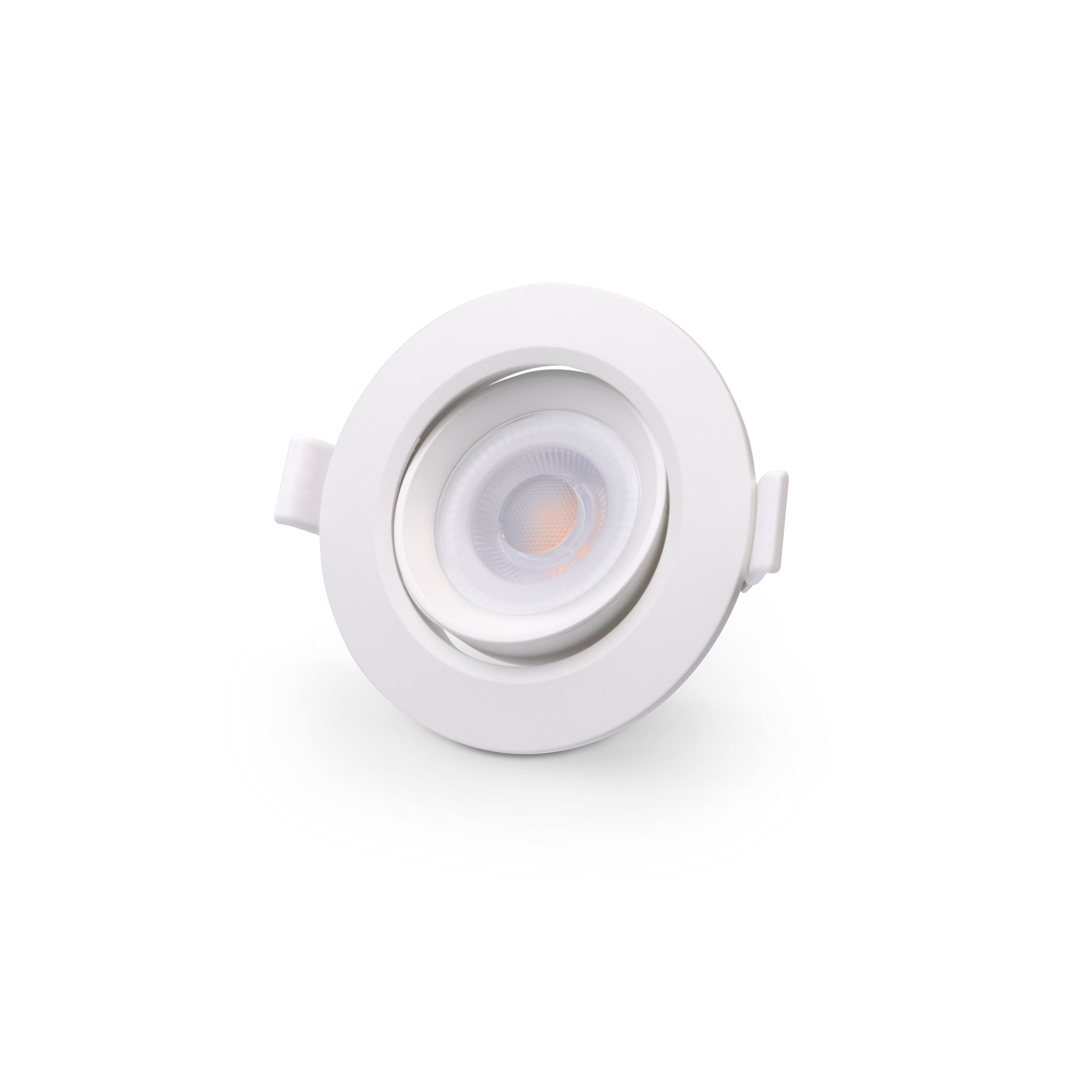 LED Einbaustrahler 6.5W Ø85mm 40° dimmbar - Lichtfarbe: Warmweiß 3000K