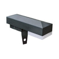 Zaunleuchte / LED Leuchte für Zaunpfosten 60x40mm - Farbe: anthrazitgrau - Leuchtmittel: Ohne
