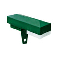 Zaunleuchte / LED Leuchte für Zaunpfosten 60x40mm - Farbe: grün - Leuchtmittel: Ohne