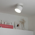 Aufbauleuchte schwenkbar GX53 - Farbe: weiß - LED Leuchtmittel: 6W neutralweiß dimmbar