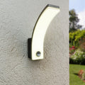 LED Wandleuchte Curve 20W neutralweiß mit Bewegungsmelder - Gehäusefarbe: anthrazit