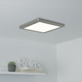 CCT LED Ein-Aufbaustrahler eckig 3000/4000/6000K - Farbe: silber - Ausführung: 18W 217x217mm