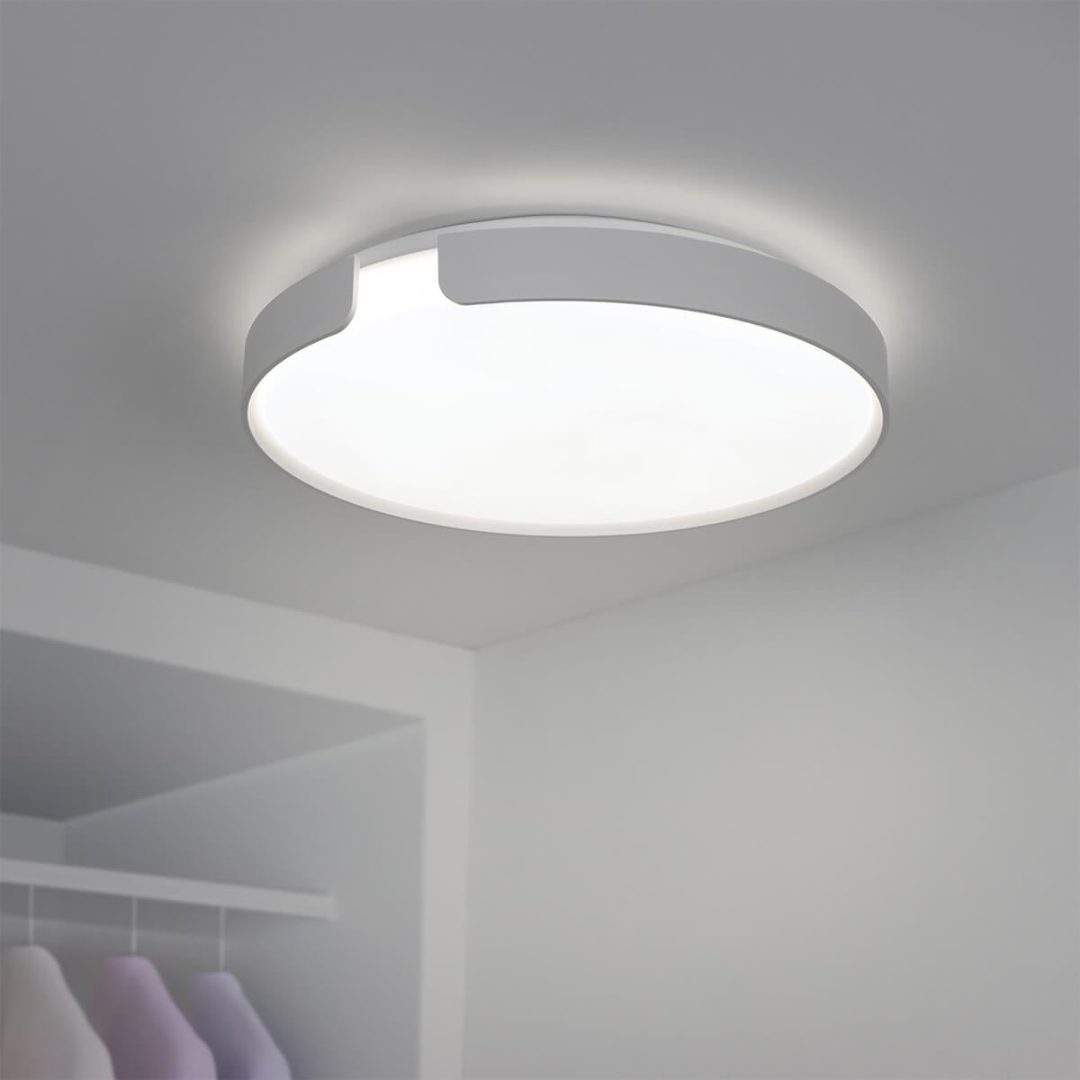 Deckenleuchte 24W Ø400 mm - Farbe: Weiß - Lichtfarbe: Neutralweiß 4000K