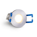 Einbaustrahler Mini Livorno 3W IP65 durchverbindbar - Lichtfarbe: Warmweiß 2700K - Farbe: silber