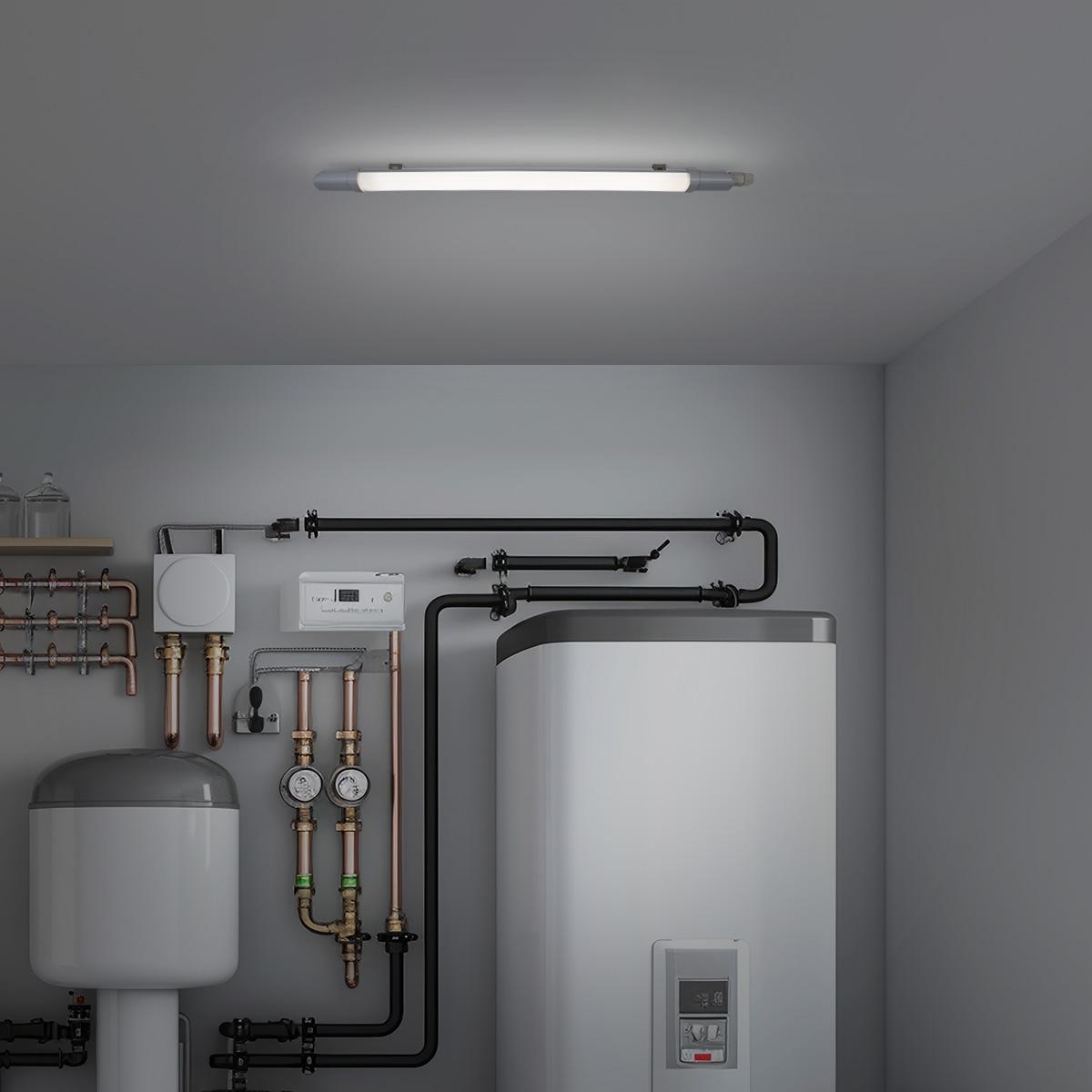 LED Feuchtraumleuchte IP65 4000K neutralweiss - Ausführung: 60cm 18W