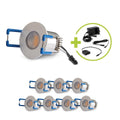LED Mini Einbauspot 1.5W 12V 3000K IP20 - Form: rund 35mm - Anzahl: 8x
