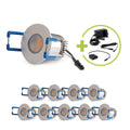 LED Mini Einbauspot 1.5W 12V 3000K IP20 - Form: rund 35mm - Anzahl: 10x