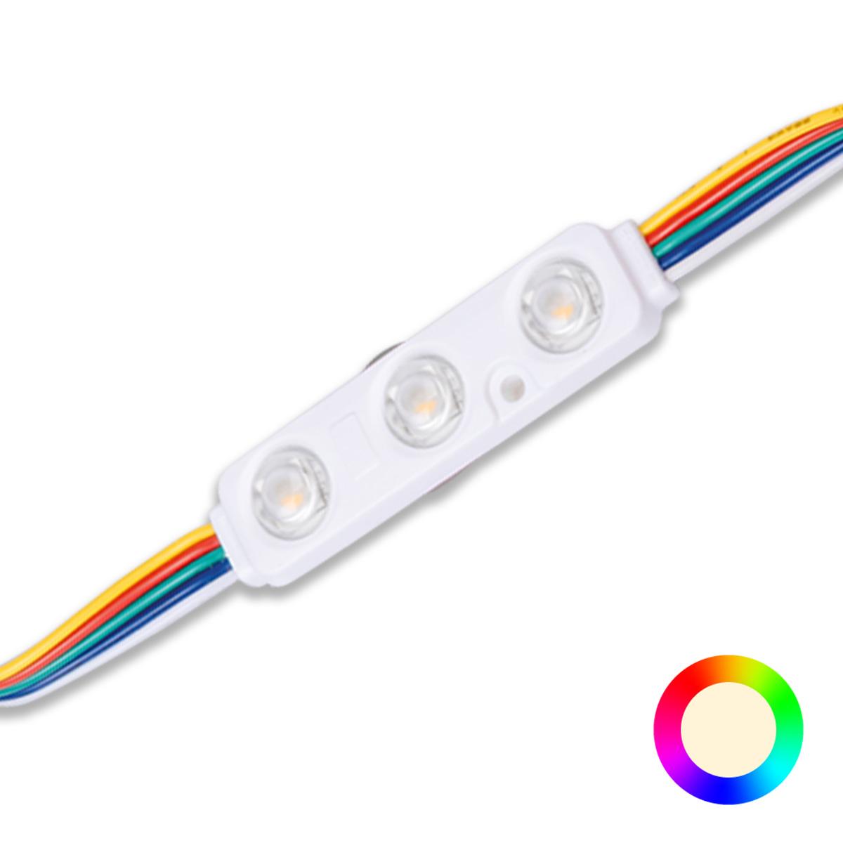 LED Modul 0,72W 12V 160° IP66 - Lichtfarbe: RGB+4000K