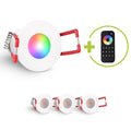 Einbaustrahler Mini Livorno 3W RGBW IP65 - Farbe: weiß - Anzahl: 4x