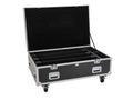 ROADINGER Flightcase PRO 4x LED BAR-8 SWING mit Rollen