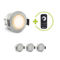 Einbaustrahler Mini Genova 3W 2700K IP65 - Farbe: acryl - Anzahl: 4x