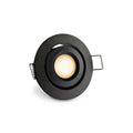 Einbaustrahler Mini schwenkbar Matera 3W IP44 durchverbindbar - Lichtfarbe: 2700K - Farbe: schwarz matt