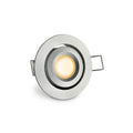 Einbaustrahler Mini schwenkbar Matera 3W IP44 durchverbindbar - Lichtfarbe: 2700K - Farbe: silber