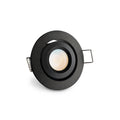 Einbaustrahler Mini schwenkbar Matera 3W IP44 durchverbindbar - Lichtfarbe: CCT 2700K-5500K - Farbe: schwarz matt