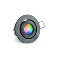 Einbaustrahler Mini schwenkbar Matera 3W IP44 durchverbindbar - Lichtfarbe: RGB+2700K - Farbe: anthrazit RAL 7016
