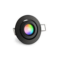 Einbaustrahler Mini schwenkbar Matera 3W IP44 durchverbindbar - Lichtfarbe: RGB+2700K - Farbe: schwarz matt