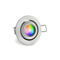 Einbaustrahler Mini schwenkbar Matera 3W IP44 durchverbindbar - Lichtfarbe: RGB+2700K - Farbe: silber