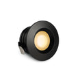 Einbaustrahler Mini flach Torino 3W IP44 durchverbindbar - Lichtfarbe: 2700K - Farbe: schwarz matt