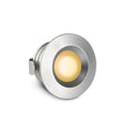 Einbaustrahler Mini flach Torino 3W IP44 durchverbindbar - Lichtfarbe: 2700K - Farbe: silber