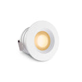Einbaustrahler Mini flach Torino 3W IP44 durchverbindbar - Lichtfarbe: 2700K - Farbe: weiß RAL 9016