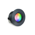 Einbaustrahler Mini flach Torino 3W IP44 durchverbindbar - Lichtfarbe: RGB+2700K - Farbe: anthrazit RAL 7016