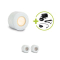 Aufbau/Einbaustrahler Mini Bergamo 3W 2700K IP44 - Farbe: weiß - Anzahl: 3x