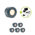 Aufbau/Einbaustrahler Mini Bergamo 3W 2700K IP44 - Farbe: anthrazit RAL 7016 - Anzahl: 6x
