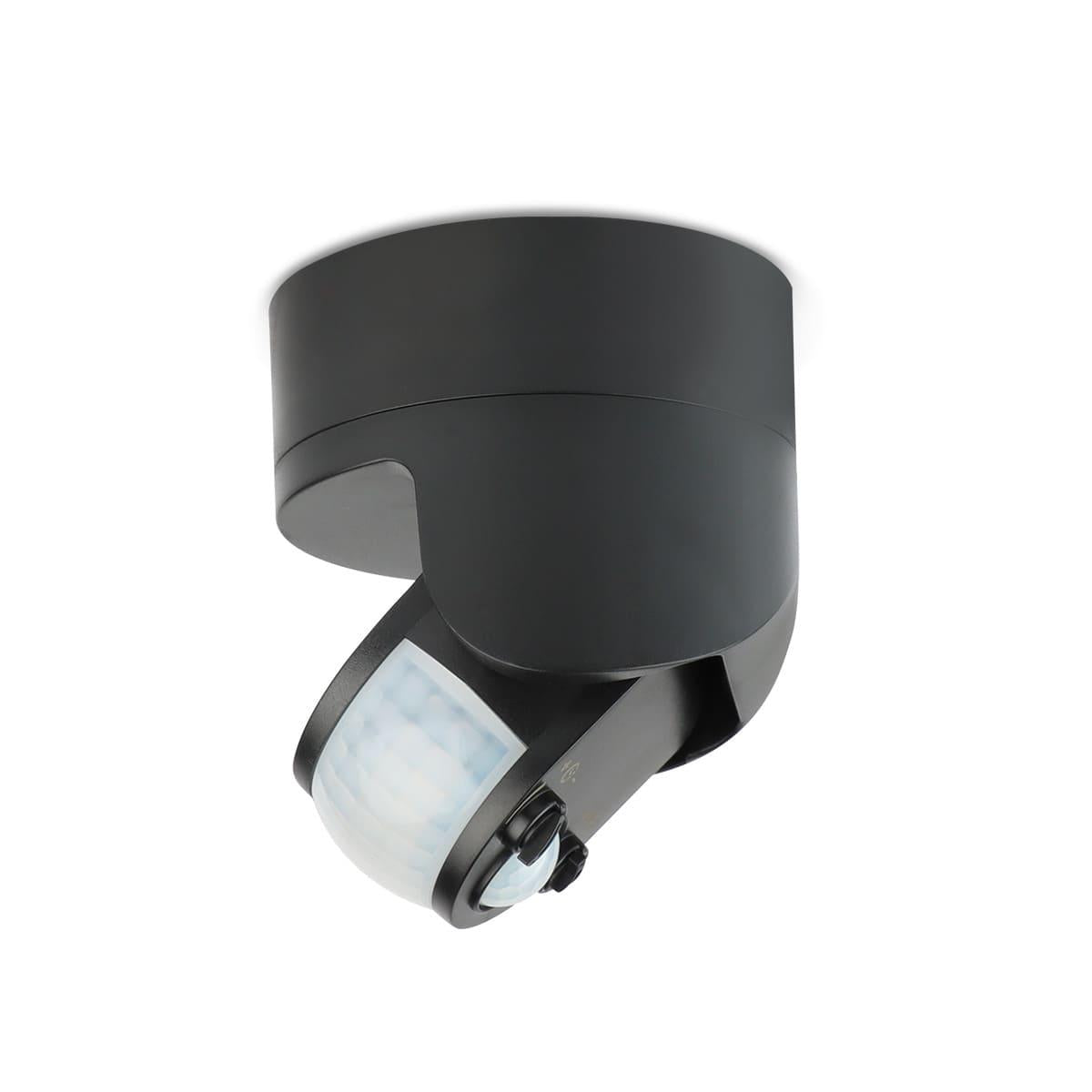 Bewegungsmelder Aufbau PIR 360° IP65 Reichweite bis 12m - Farbe: schwarz