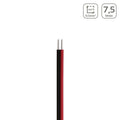 LED Kabel 2-polig - Querschnitt: 2x0,5mm² / AWG20 - Länge: 7,5m
