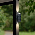 Aussenstrahler Venezia UP & DOWN Mini 6W IP65 2700K - Form: rund - Farbe: anthrazit RAL 7016