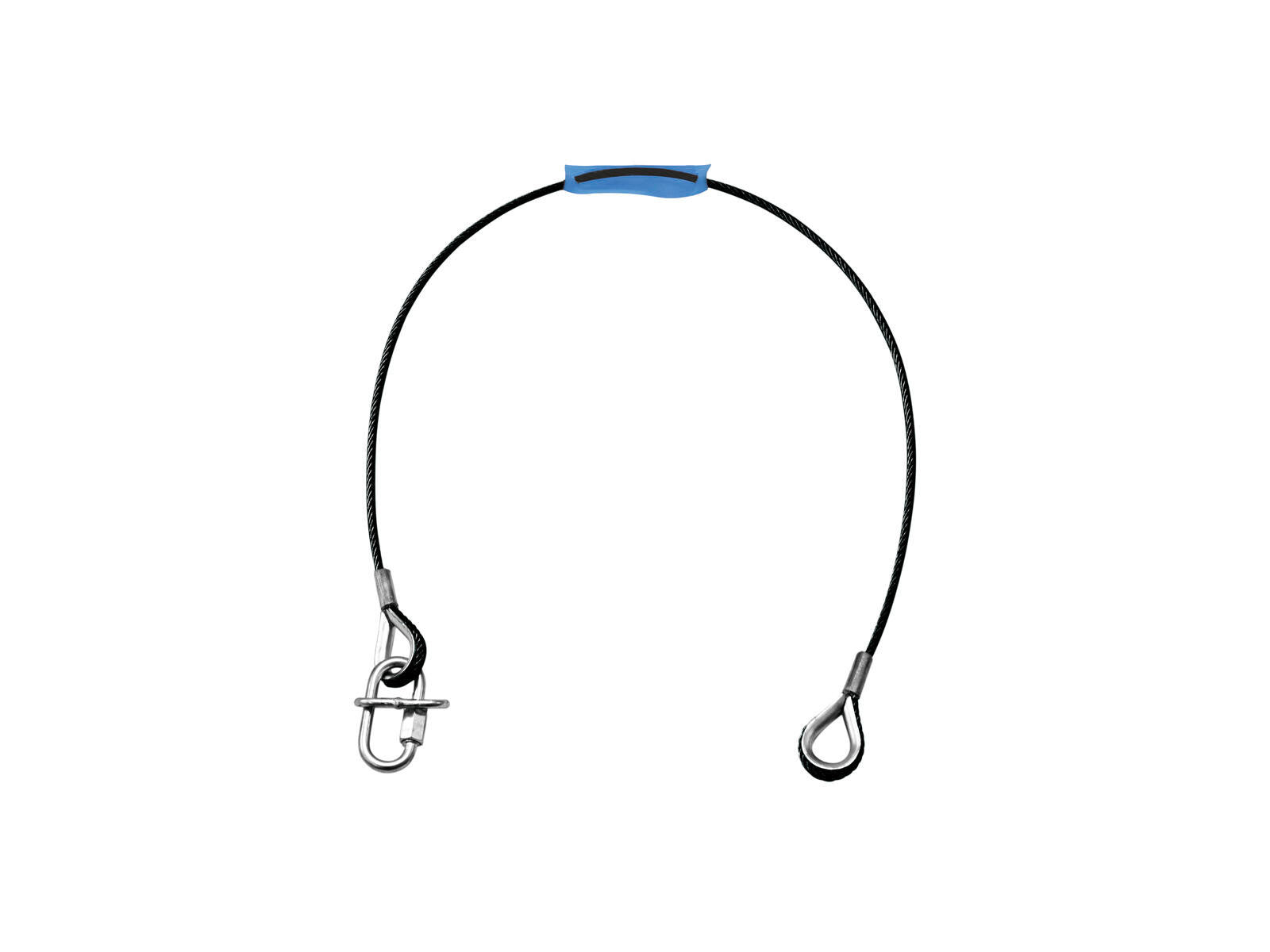 EUROLITE Sicherungsseil UNV-15S 4x1000mm bis 15kg sw