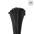 Kabelbinder 3,6mm breit schwarz 100 Stk. UV beständig - Länge: 250mm