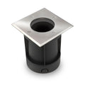 LED Bodeneinbaustrahler eckig Edelstahl 230V IP67 - Leuchtmittel: Ohne - Anzahl: 1x