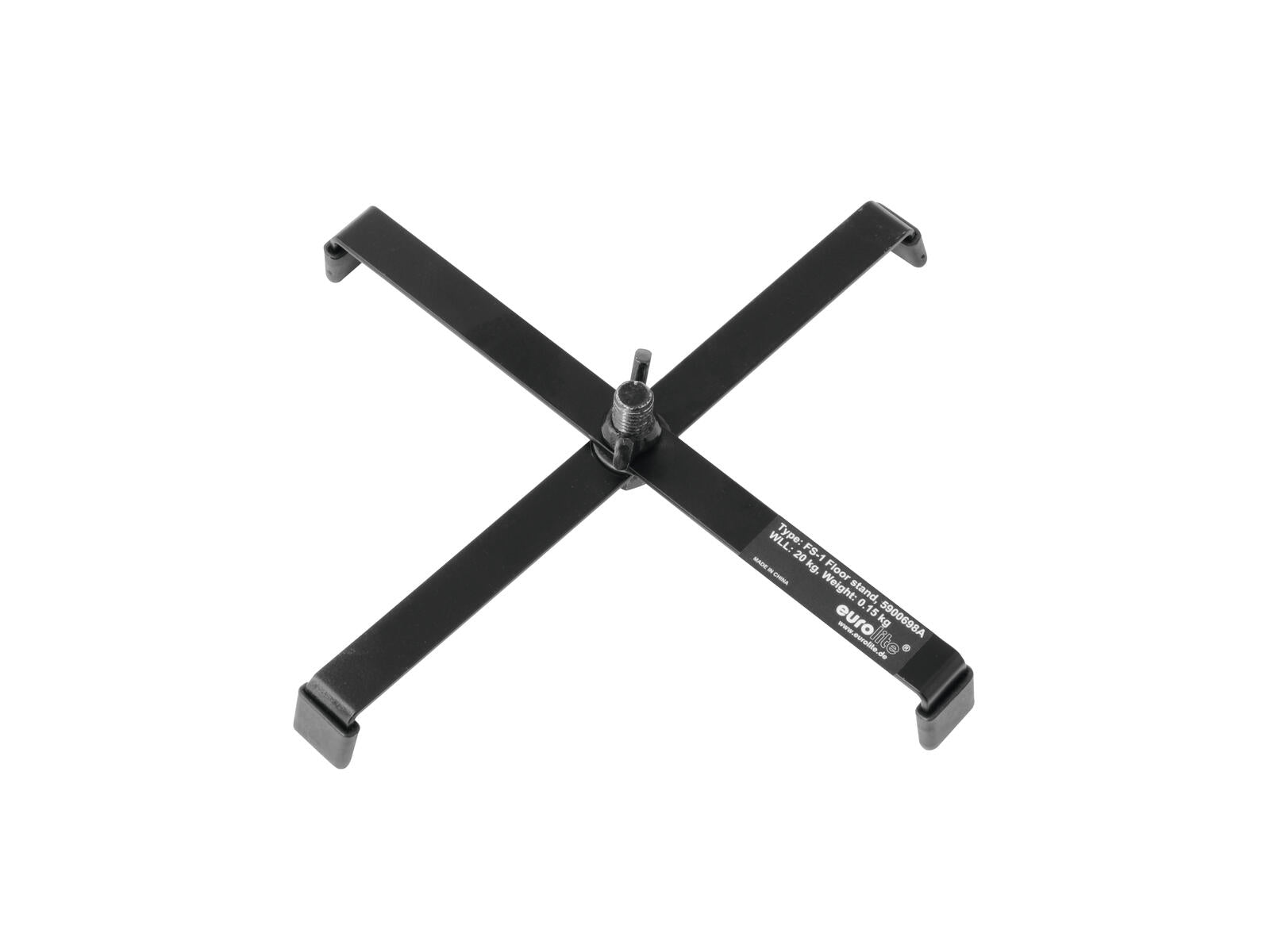 EUROLITE FS-1 Floorstand, Stahl, schwarz