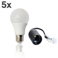 5x LED Leuchtmittel 7W 500lm + Baufassung E27