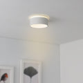 Einbaustrahler Rahmen rund indirektes Licht - Farbe: Weiß - LED Leuchtmittel: GU10 5W warmweiß dimmbar